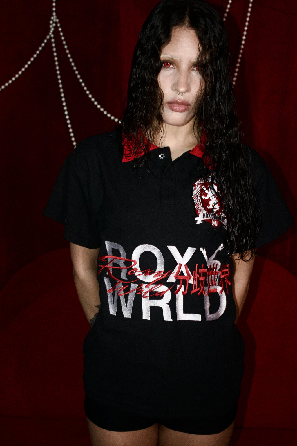 Embroidery Roxy wrld polo