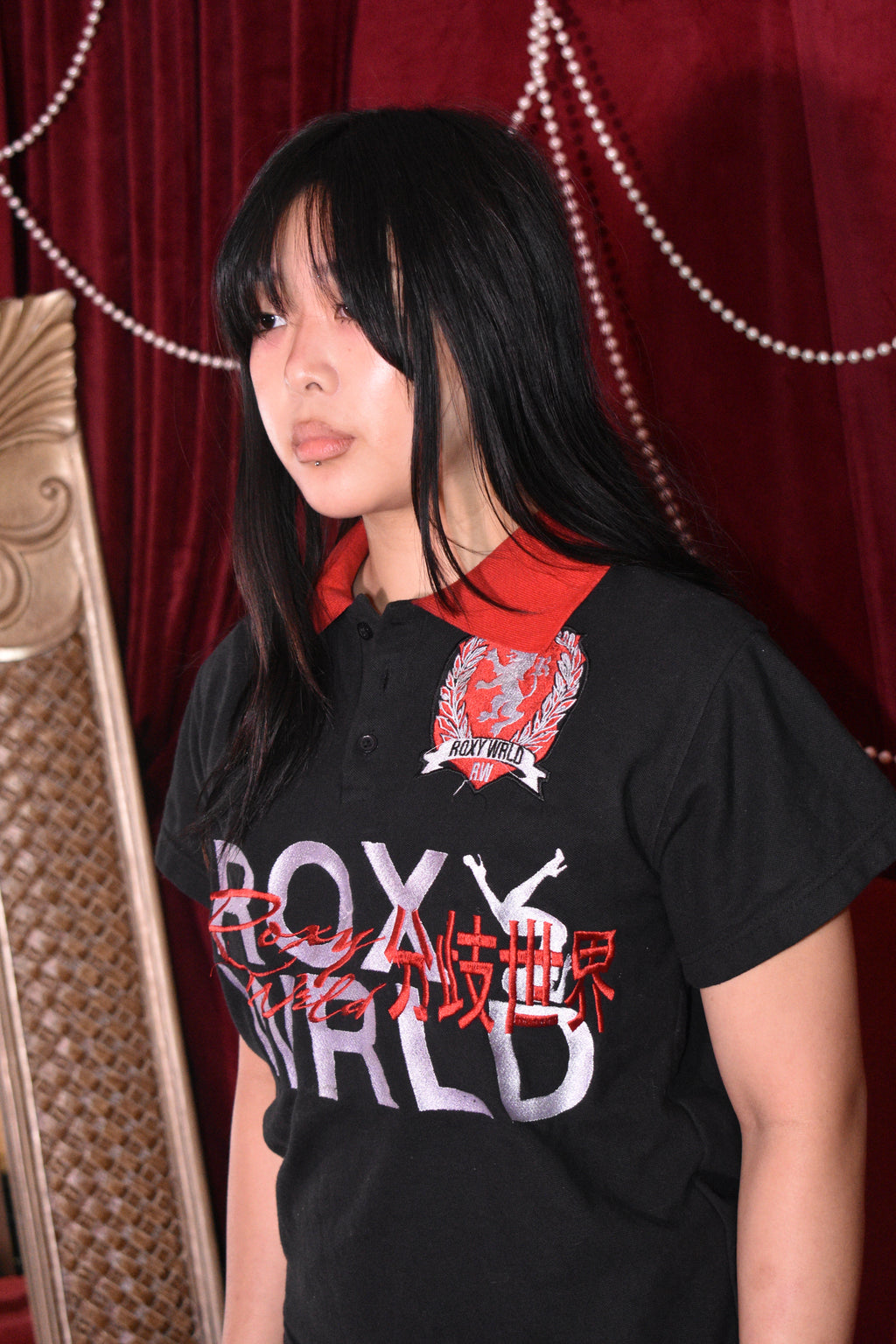 Embroidery Roxy wrld polo