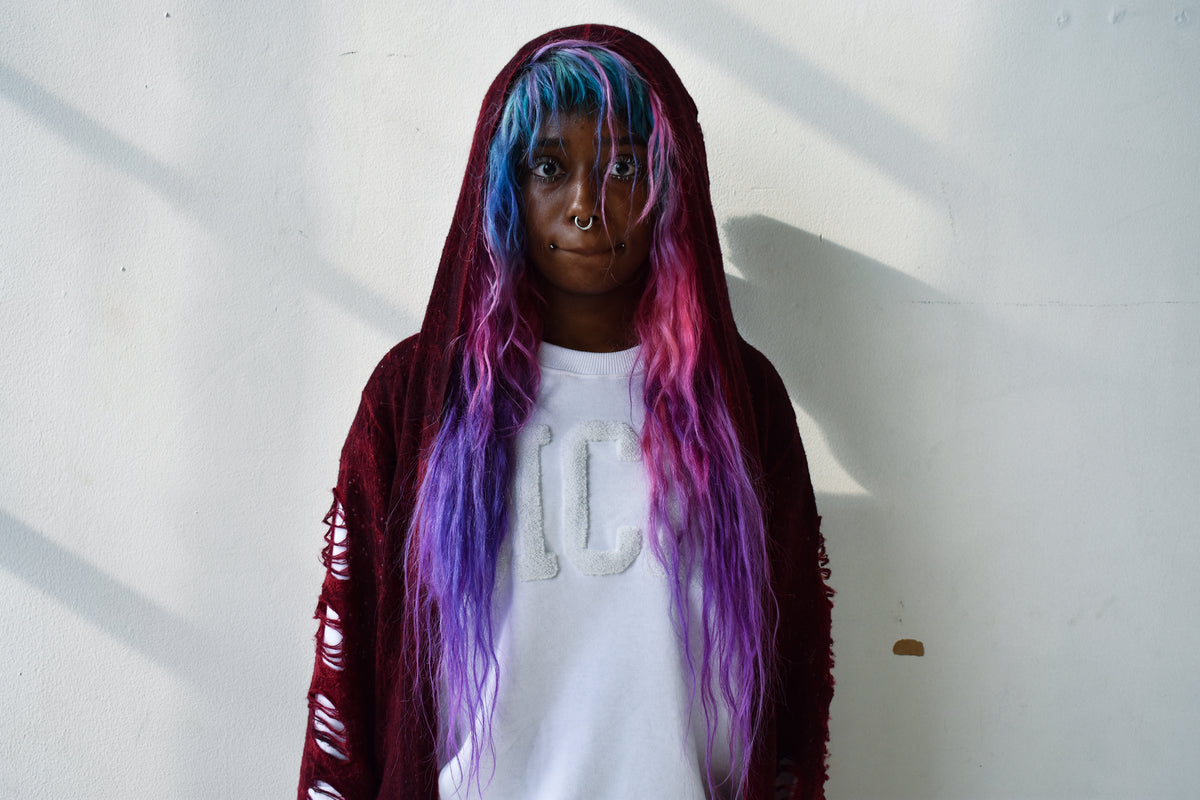 hooded cardigan