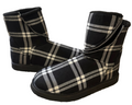 zipper flannel boots (sample pair 1of1)