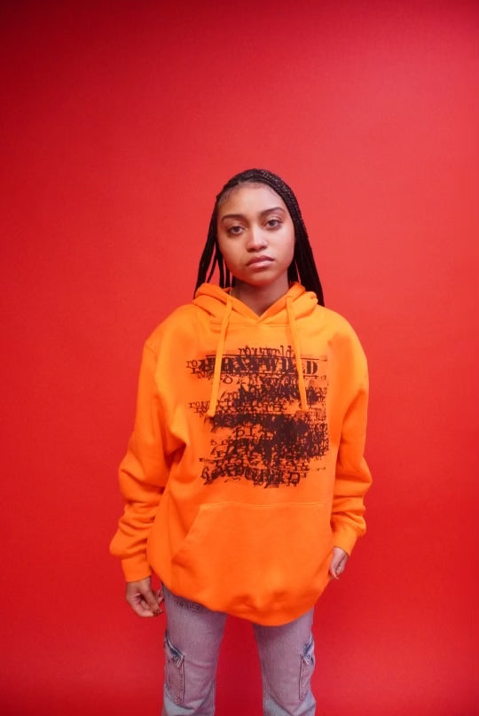 Orange roxy wrld 1of1 runway hoodie